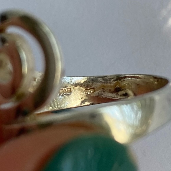 925 Sterling Silver Ring, size 8.5. Unisex - Picture 8 of 11